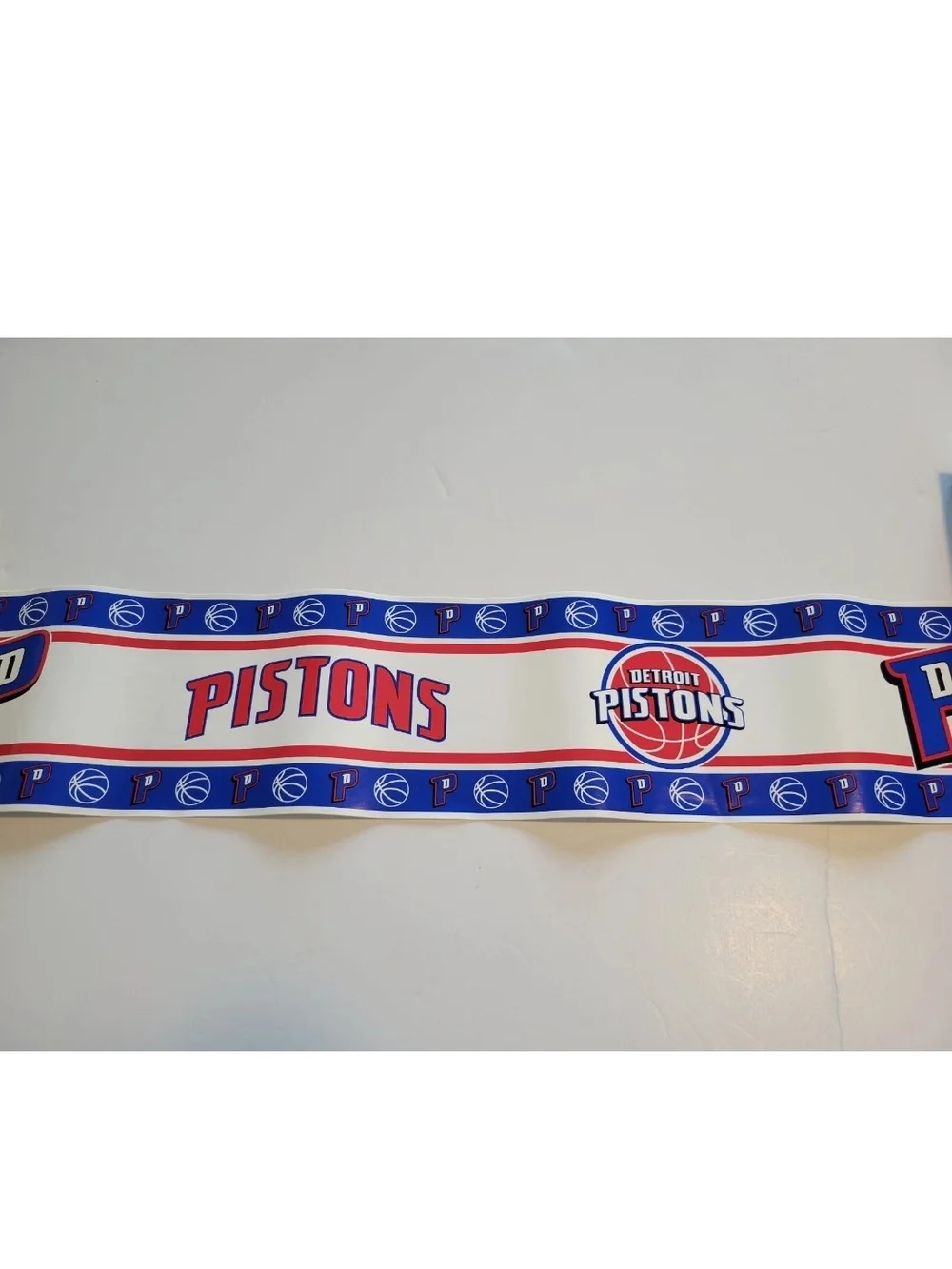 NBA Detroit Pistons Wallborder - Blue, Red, White